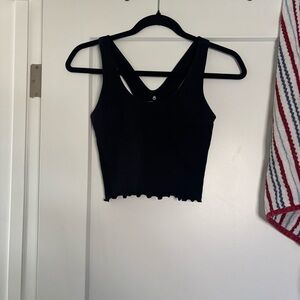 Spiritual Gangster Black Amor Crop Tank